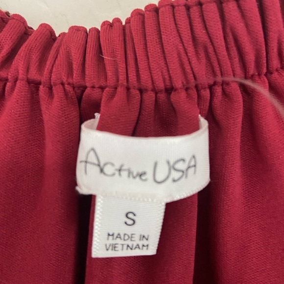 Active USA Floral Flowy Off Shoulder Top Women Size Small Boho Summer Party - Picture 5 of 7